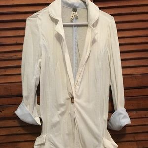 Free People cotton blazer